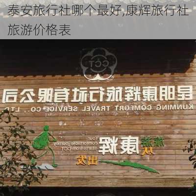 泰安旅行社哪个最好,康辉旅行社旅游价格表