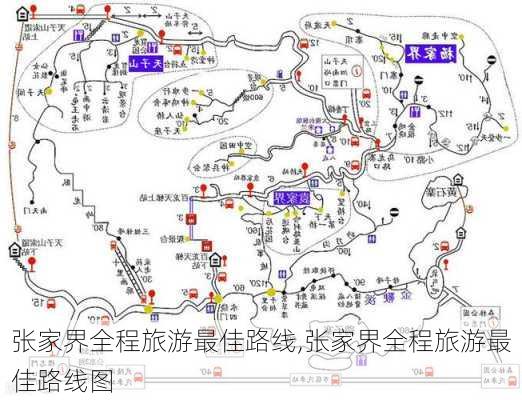 张家界全程旅游最佳路线,张家界全程旅游最佳路线图