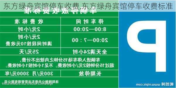 东方绿舟宾馆停车收费,东方绿舟宾馆停车收费标准