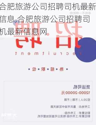 合肥旅游公司招聘司机最新信息,合肥旅游公司招聘司机最新信息网