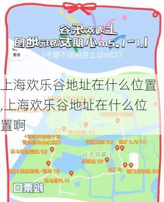 上海欢乐谷地址在什么位置,上海欢乐谷地址在什么位置啊