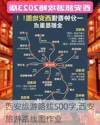 西安旅游路线500字,西安旅游路线图作业