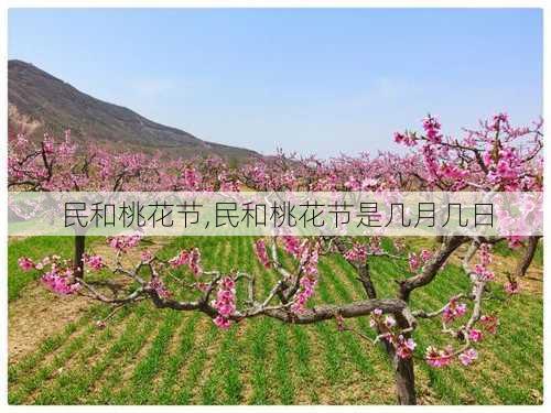 民和桃花节,民和桃花节是几月几日