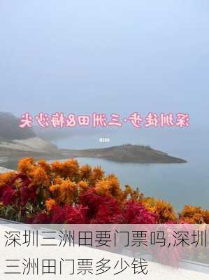 深圳三洲田要门票吗,深圳三洲田门票多少钱