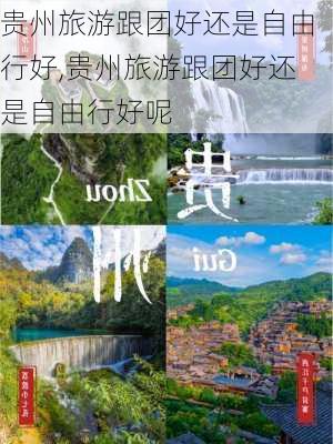 贵州旅游跟团好还是自由行好,贵州旅游跟团好还是自由行好呢