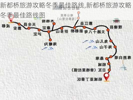 新都桥旅游攻略冬季最佳路线,新都桥旅游攻略冬季最佳路线图