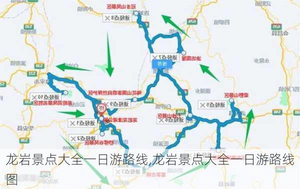 龙岩景点大全一日游路线,龙岩景点大全一日游路线图