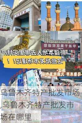 乌鲁木齐特产批发市场,乌鲁木齐特产批发市场在哪里