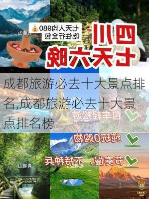 成都旅游必去十大景点排名,成都旅游必去十大景点排名榜