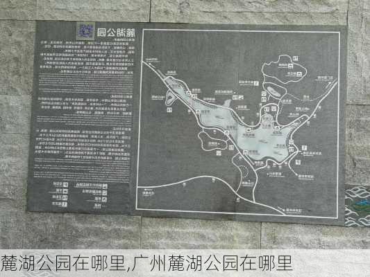 麓湖公园在哪里,广州麓湖公园在哪里